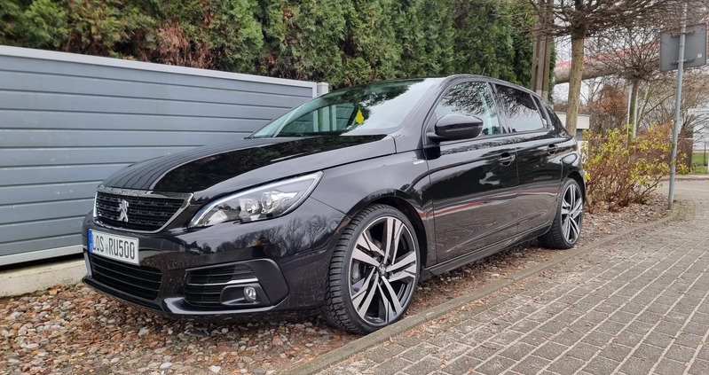 Peugeot 308 cena 58999 przebieg: 78000, rok produkcji 2019 z Polkowice małe 497